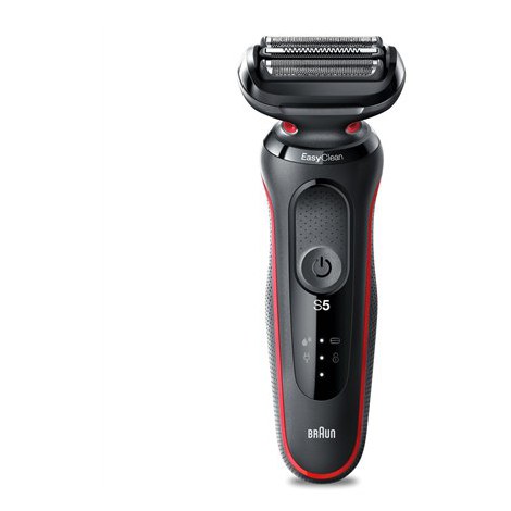 Braun | Shaver | 51-R1000s | Operating time (max) 50 min | Wet & Dry | Black/Red - 2